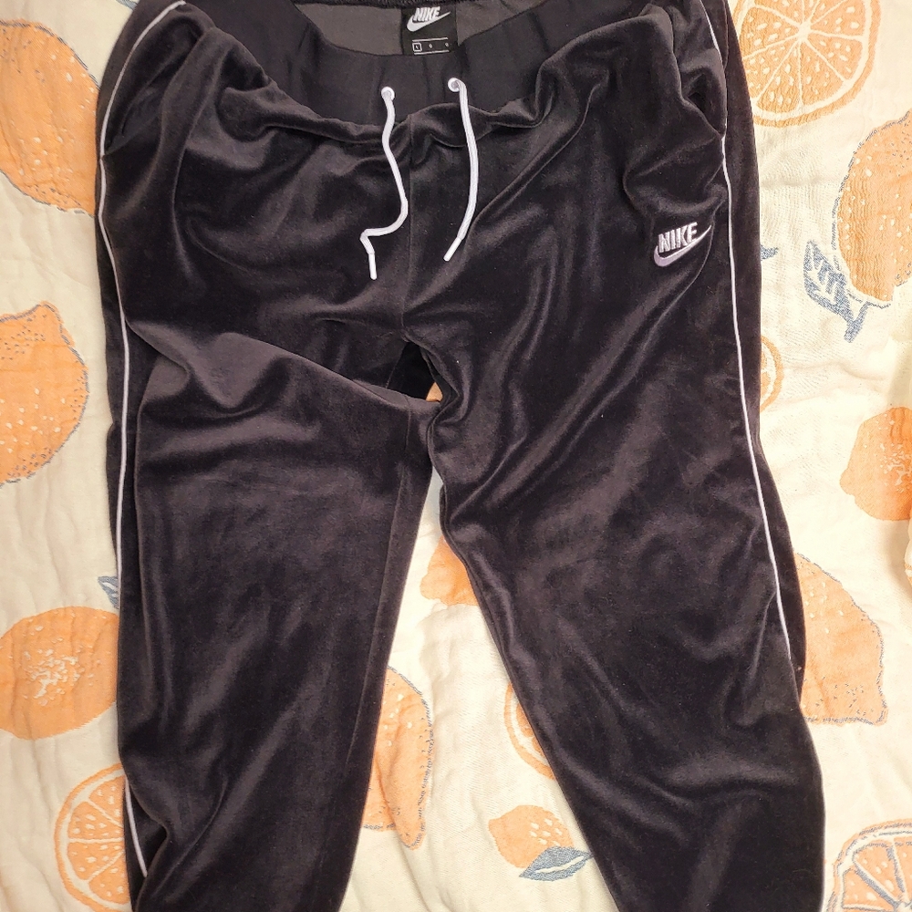 Nike velour pants large